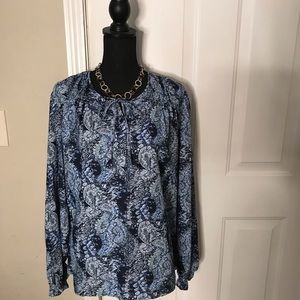 Joie Peasant Top in Parisian Paisley NWT